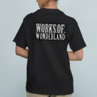 WoWキツネザルのヒーローショップのマダガスカルロゴ オーガニックコットンTシャツ Organic Cotton T-Shirt
