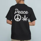 犬の靴屋さんDogSoxxのPEACE オーガニックコットンTシャツ