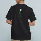 #midnatsuyasumi のえびら　チューリップ（濃色向け） オーガニックコットンTシャツ
