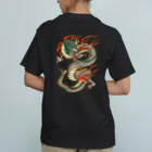 Siderunの館 B2の【バックプリント】白龍 Organic Cotton T-Shirt