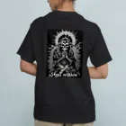 Skull sectionの太陽に祈るドクロ オーガニックコットンTシャツ