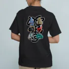 Parallel Imaginary Gift ShopのSUPER GEMS POWER（BLACK） オーガニックコットンTシャツ