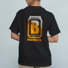 BEODOのBEODO Team T Black & Navy オーガニックコットンTシャツ
