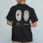 LalaHangeulのゾウリムシとゾウリ　バックプリント オーガニックコットンTシャツ