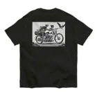 Skull sectionのバイクとドクロ（黒メイン） Organic Cotton T-Shirt