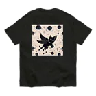 宇宙黒猫キョロちゃんの宇宙黒猫キョロちゃん(惑星) Organic Cotton T-Shirt