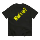 ainarukokoroのWhat's up? オーガニックコットンTシャツ