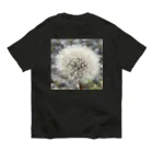 でおきしりぼ子の実験室のわたげのうたげ-正方形 Organic Cotton T-Shirt