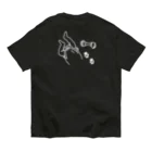 So&MのSo&M_01MW モノクロ版白線 オーガニックコットンTシャツ