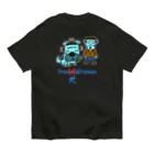 Siderunの館 B2の【バックプリント】 フラン犬とフランケン Organic Cotton T-Shirt