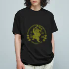山賊ぶどうの山賊ブドウロゴOD オーガニックコットンTシャツ