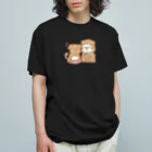 pekoZOOのいぬくんと着ぐるみ オーガニックコットンTシャツ