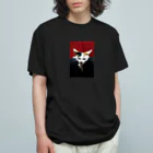 もけけ工房 SUZURI店の妖怪美少女猫びわちゃん Organic Cotton T-Shirt