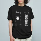 SHRIMPのおみせの近地点満月 オーガニックコットンTシャツ