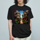 Kinpiragobohのスチームパンク植物世界 Organic Cotton T-Shirt