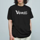 Venti_SPICELABのVenti_ノーマルロゴ_WH オーガニックコットンTシャツ