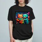 nanohana-kiiroのanimaly monster-003 オーガニックコットンTシャツ