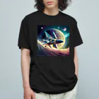 のんびりアート工房の宇宙風 Organic Cotton T-Shirt