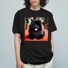 Kおばさんのブラックチャウ！ オーガニックコットンTシャツ