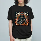 ロック堂のスカルスター Organic Cotton T-Shirt