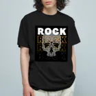 ロック堂のスカルROCK Organic Cotton T-Shirt