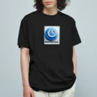 tayukishiの押したくなるボタン オーガニックコットンTシャツ