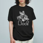 Boo!のBoo!(からかさおばけ) オーガニックコットンTシャツ