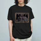 Riho Kurokawaの細い息  オーガニックコットンTシャツ