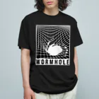 UNROBOTWORKSのWORMHOLE オーガニックコットンTシャツ