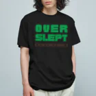 chataro123のOverslept: No Time to Tame the Bedhead オーガニックコットンTシャツ