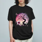 Sumyの夢幻の桜 オーガニックコットンTシャツ