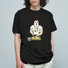 すとろべりーガムFactoryのひたすらネギを切るニワトリ男 Organic Cotton T-Shirt