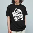 around the potのLove_black オーガニックコットンTシャツ