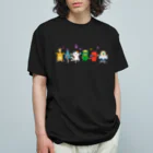 おばけ商店のおばけTシャツ＜妖怪ラインダンス＞ Organic Cotton T-Shirt