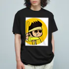 Rock★Star Guitar School 公式Goodsのshinnosukeボウヤ オーガニックコットンTシャツ