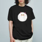 Draw freelyのべたっと　アルパカちゃん オーガニックコットンTシャツ