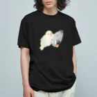 kadoBIRDのなかよし文鳥 オーガニックコットンTシャツ