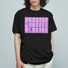 LalaHangeulのハングル母音とローマ字の対応表 オーガニックコットンTシャツ