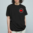 横浜市金沢区の地域活動家　ツンのYOKOHAMA KANAZAWA FANTASTIC TOWN（黒） オーガニックコットンTシャツ
