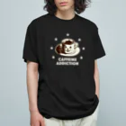 LONESOME TYPE ススのCAFFEINE ADDICTION （COFFEE） オーガニックコットンTシャツ