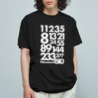 NICE ONEのFibonacci sequence Organic Cotton T-Shirt