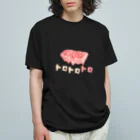 mendakoshopのトロトロトロ オーガニックコットンTシャツ