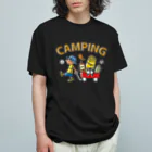 ワカボンドのキャンピング Organic Cotton T-Shirt