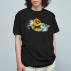 志瓜のSUZURIのかぼちゃとアルミホイル(枠なしver) Organic Cotton T-Shirt