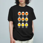 オノマトピアのゆで卵早見表 Organic Cotton T-Shirt