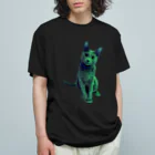 Vermeer-ふぇるめーるのふぇるくん　ぐりーんカラー オーガニックコットンTシャツ