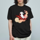 犬グッズの店しえるぶるーの折り鶴　ペキニーズ　赤 Organic Cotton T-Shirt