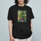 黄身のきゃるん店のきゃるんのシェードガーデン Organic Cotton T-Shirt