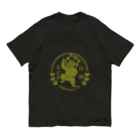 山賊ぶどうの山賊ブドウロゴOD オーガニックコットンTシャツ