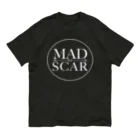 WoWキツネザルのヒーローショップのマダガスカルロゴ オーガニックコットンTシャツ Organic Cotton T-Shirt